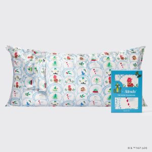 Kitsch x Elf Satin Pillowcase in North Pole - King